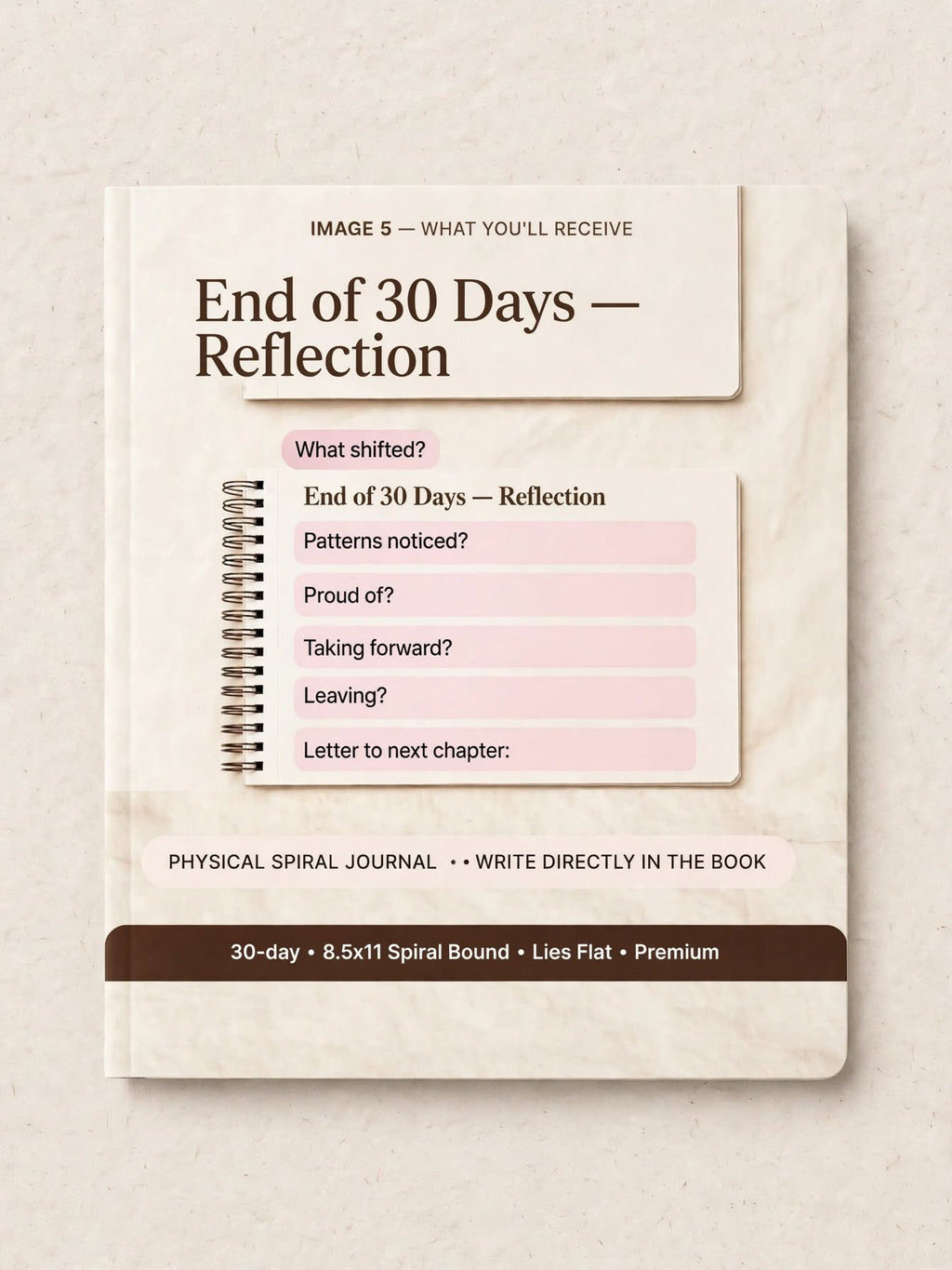 Healing Journal: A 30-Day Journey of Reflection & Realignment I Spiral Bound